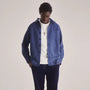 Railway Handwoven Hemp Blend Jacket Blue
