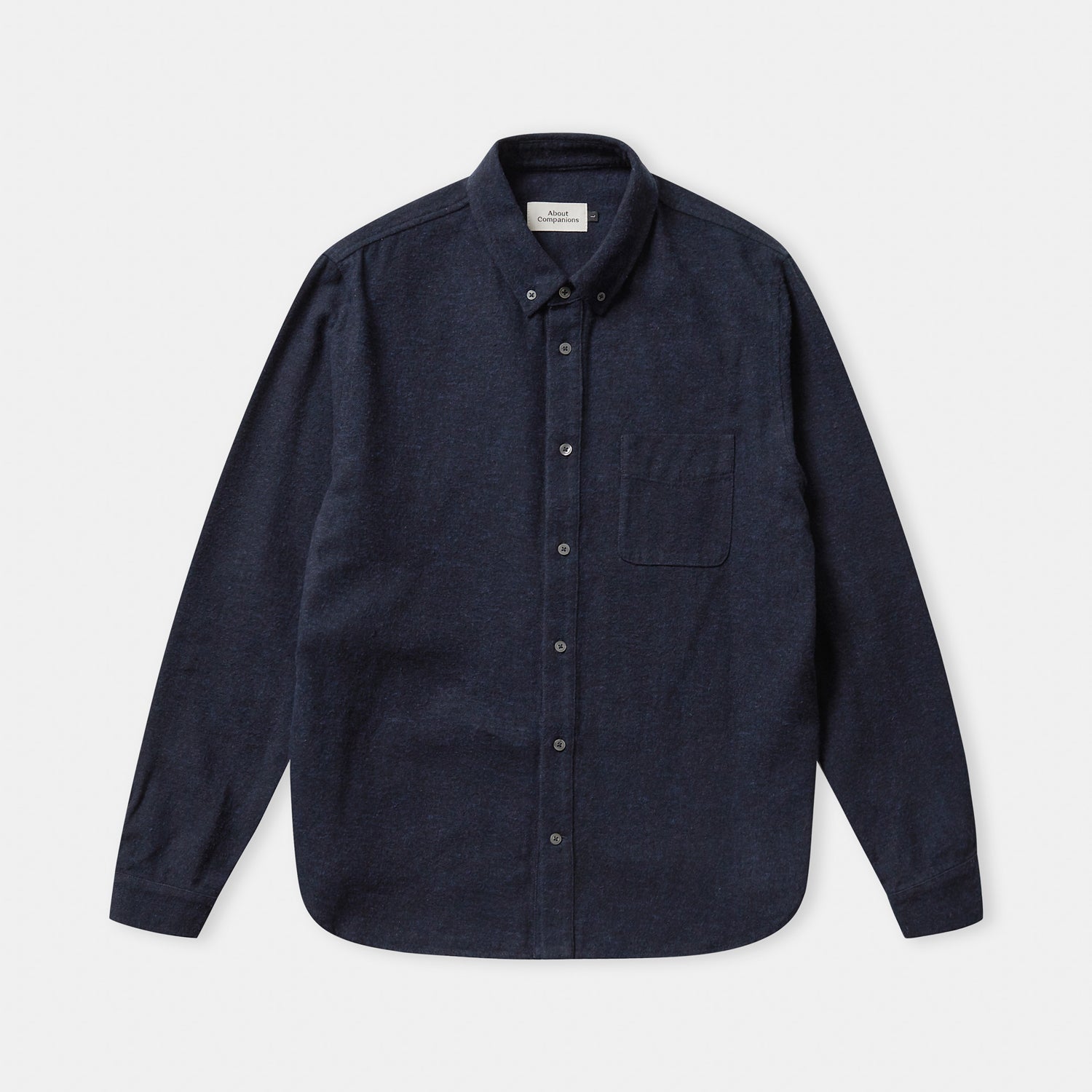 Ken Flannel Shirt Deep Sea Navy
