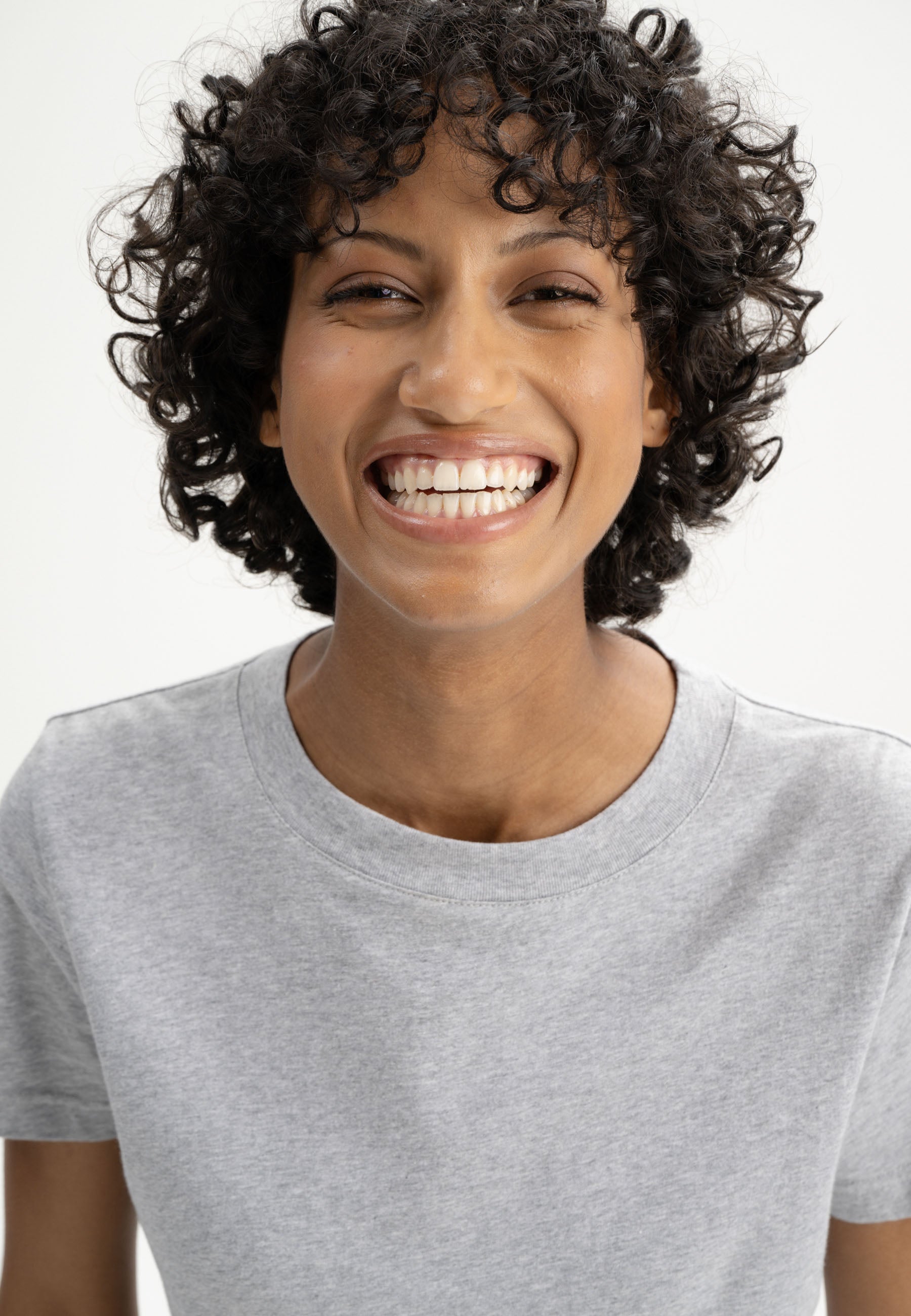 T-shirt Dam Khira Gråmelerad