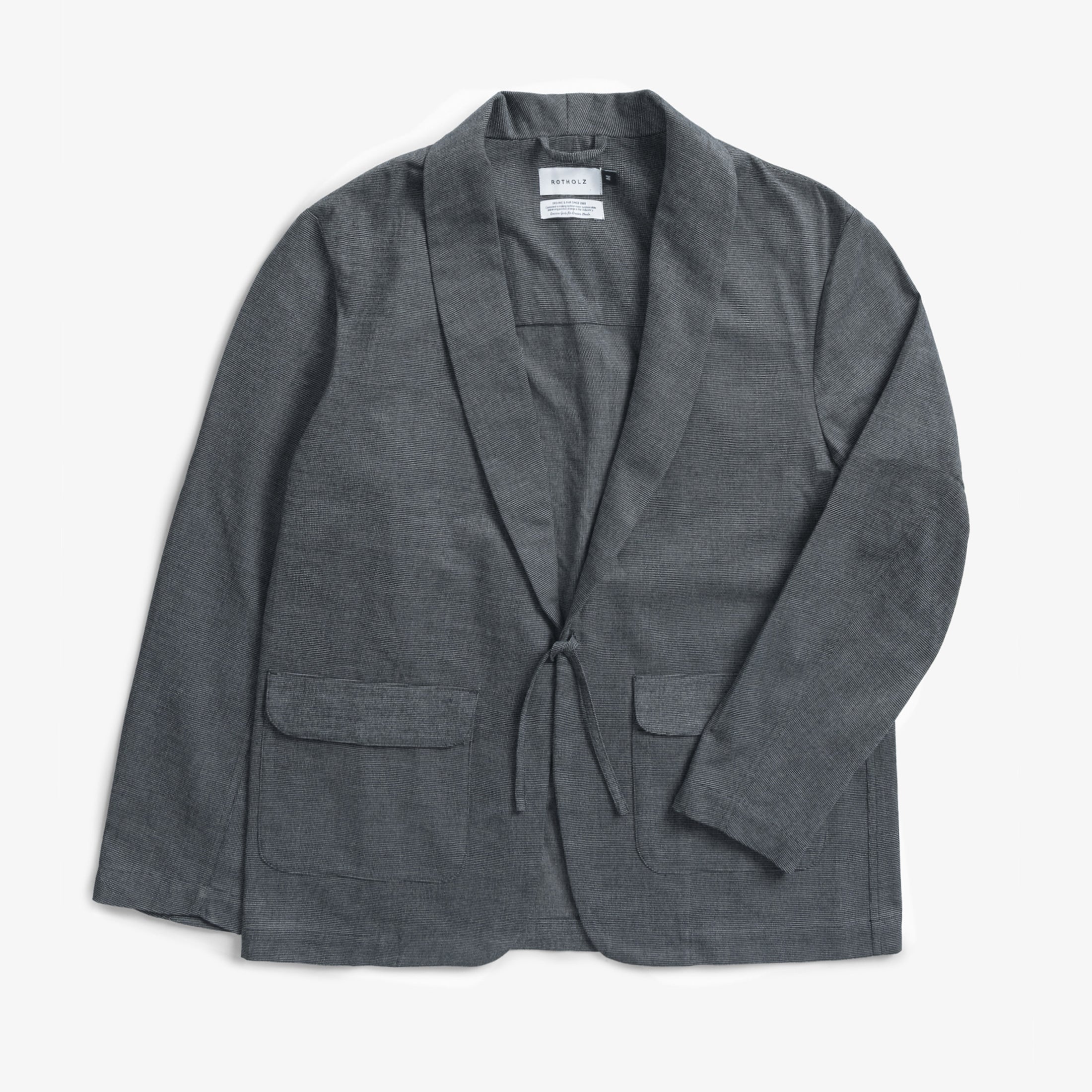 Kimono Blazer Unisex Spotted Black