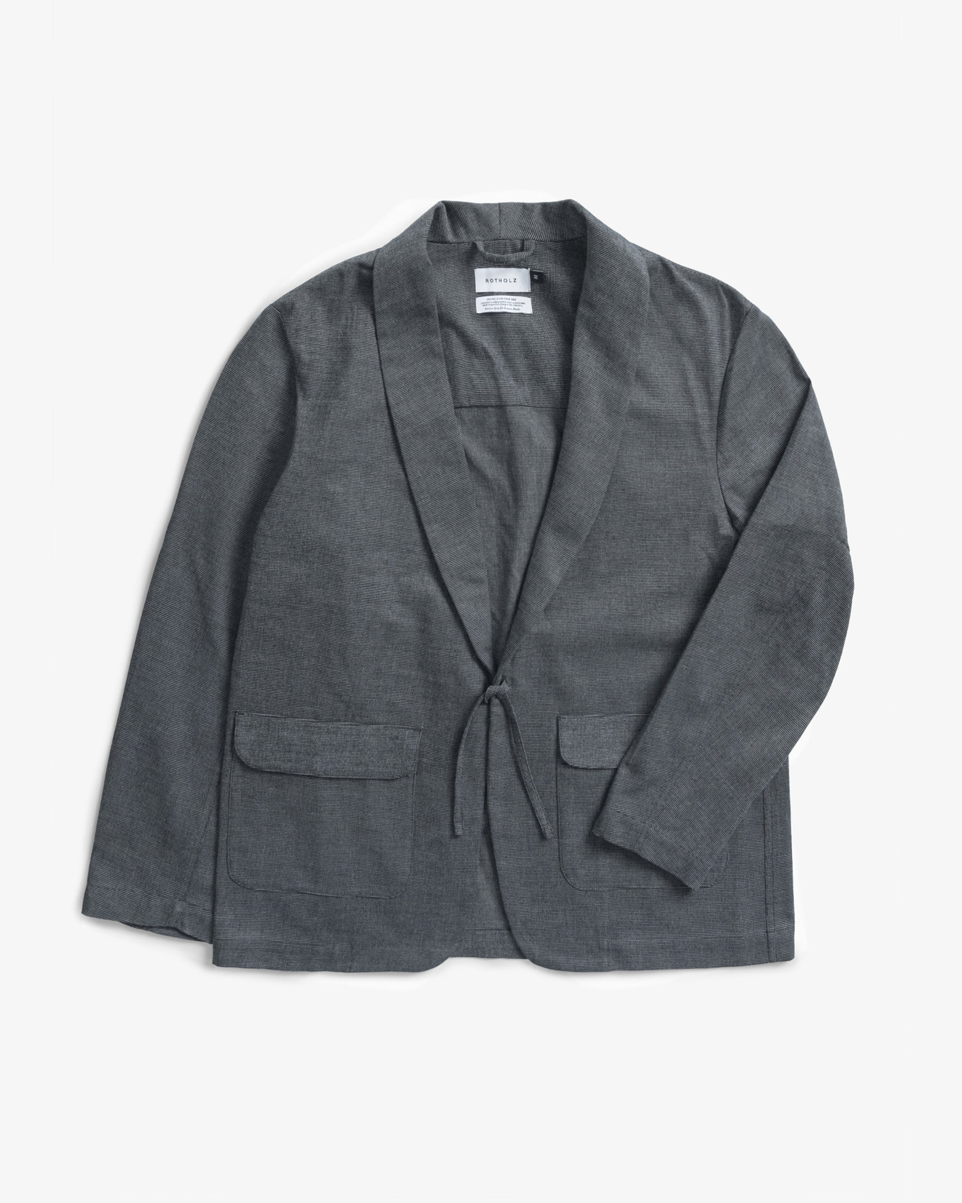 Kimono Blazer Unisex Spotted Black