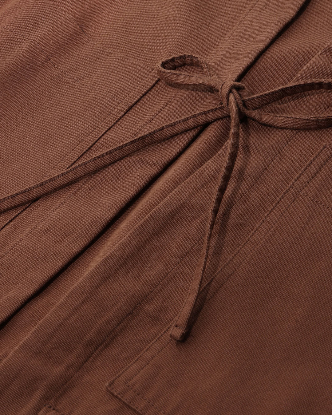 Kimono Jacket Organic Cotton Hazel Brown Rotholz