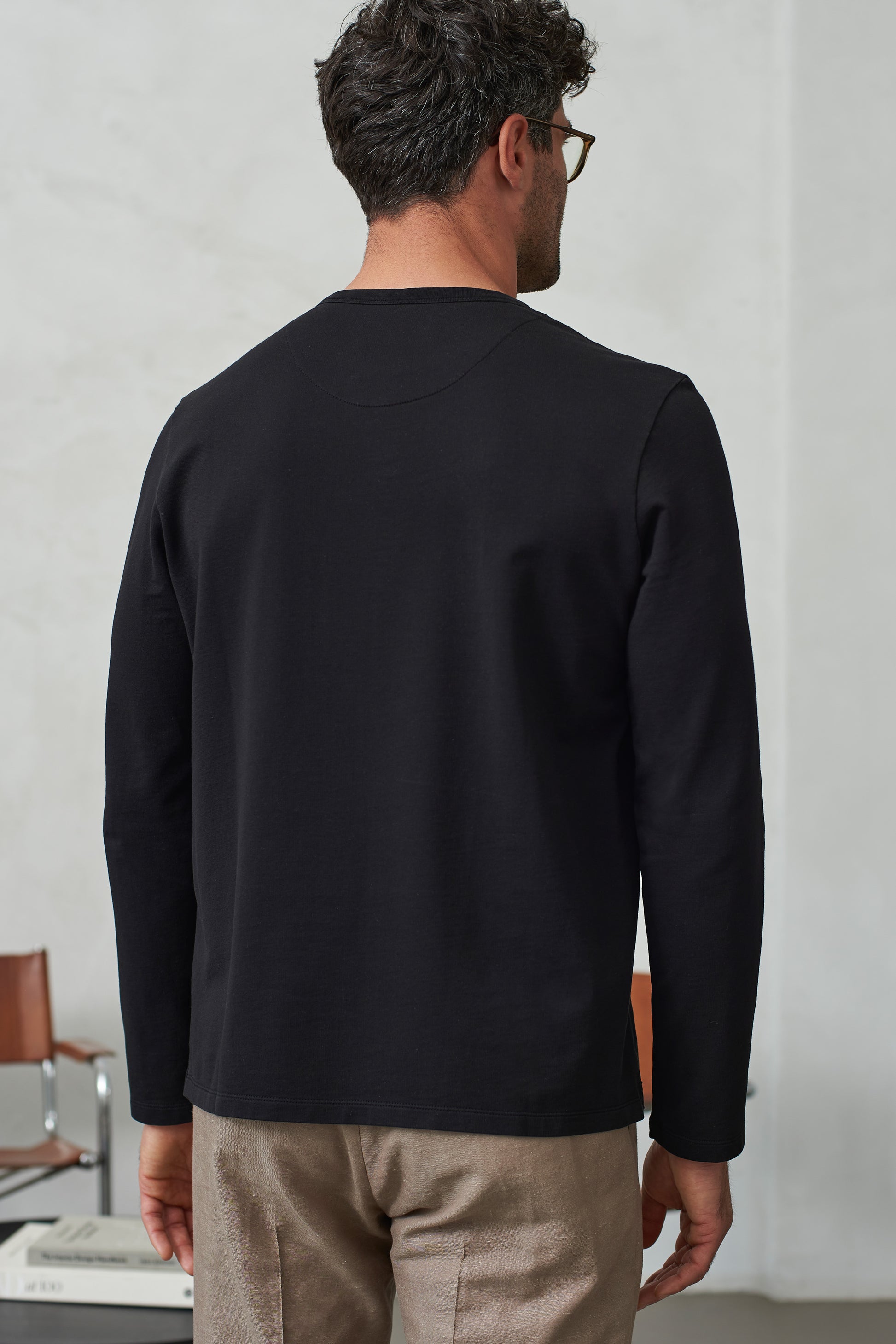 Lars Casual Light Summer Jumper Black