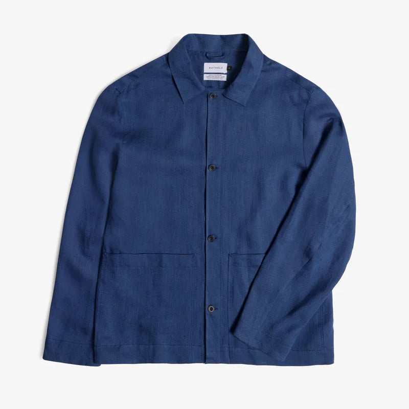 Light Overjacket Ocean Blue Organic Cotton
