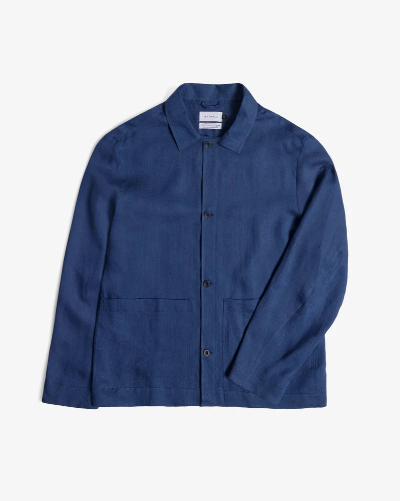 Light Overjacket Ocean Blue Organic Cotton