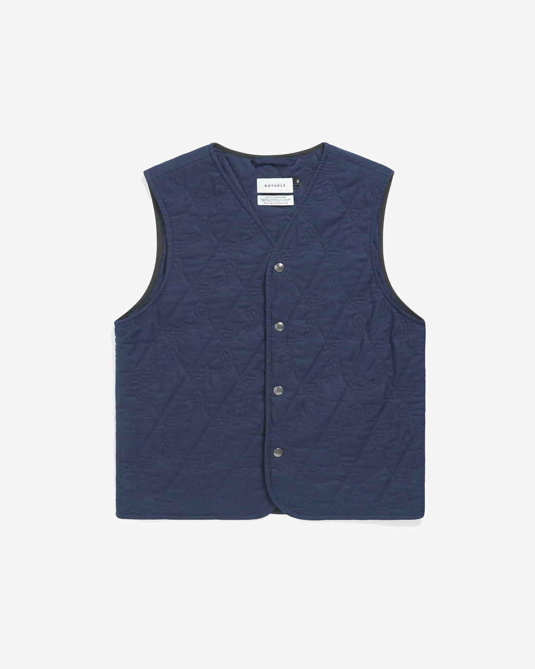 Light Vest Quilted Dark Navy