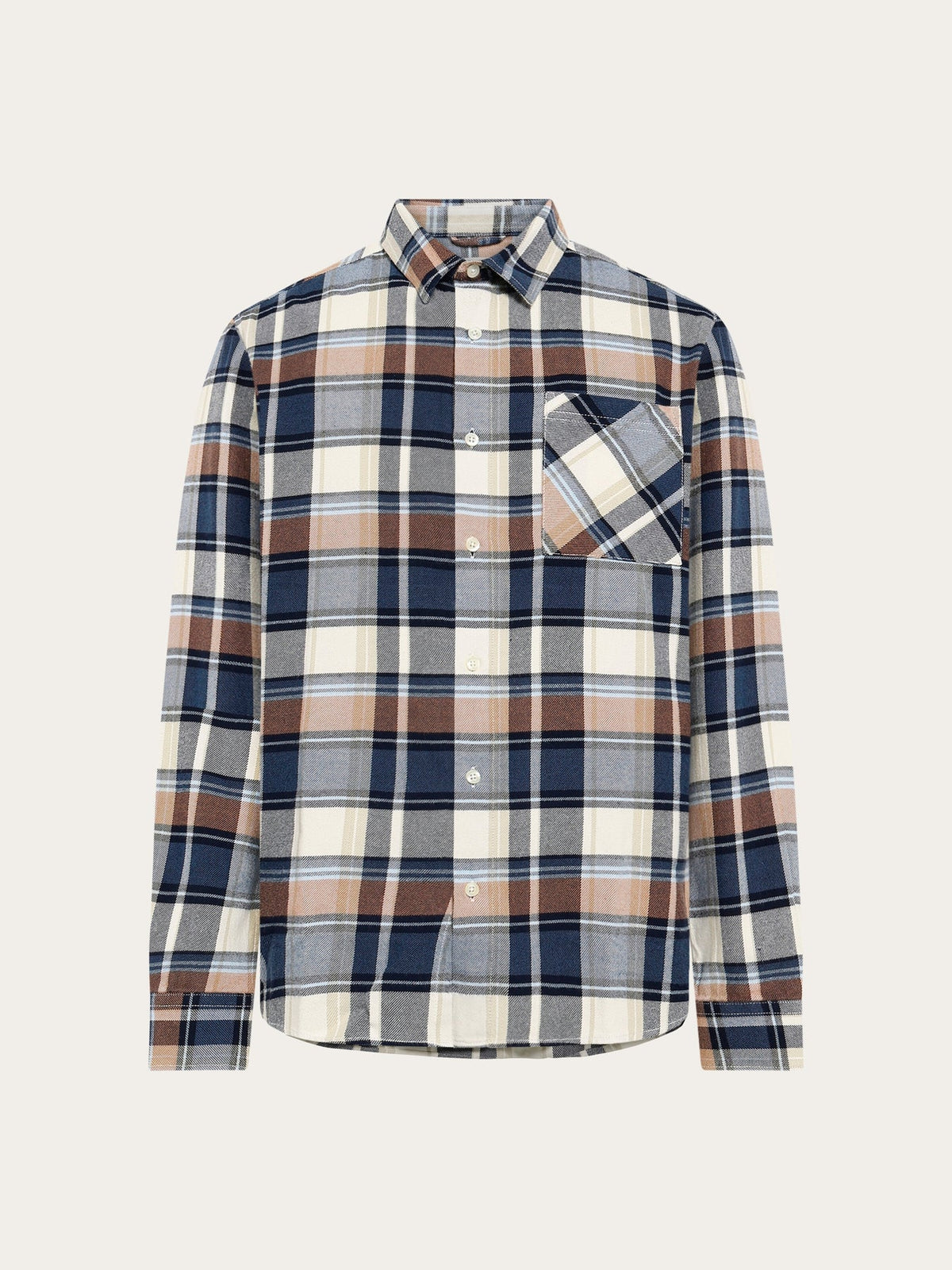 Dune Flanell Checkered Regular Fit Shirt Navy