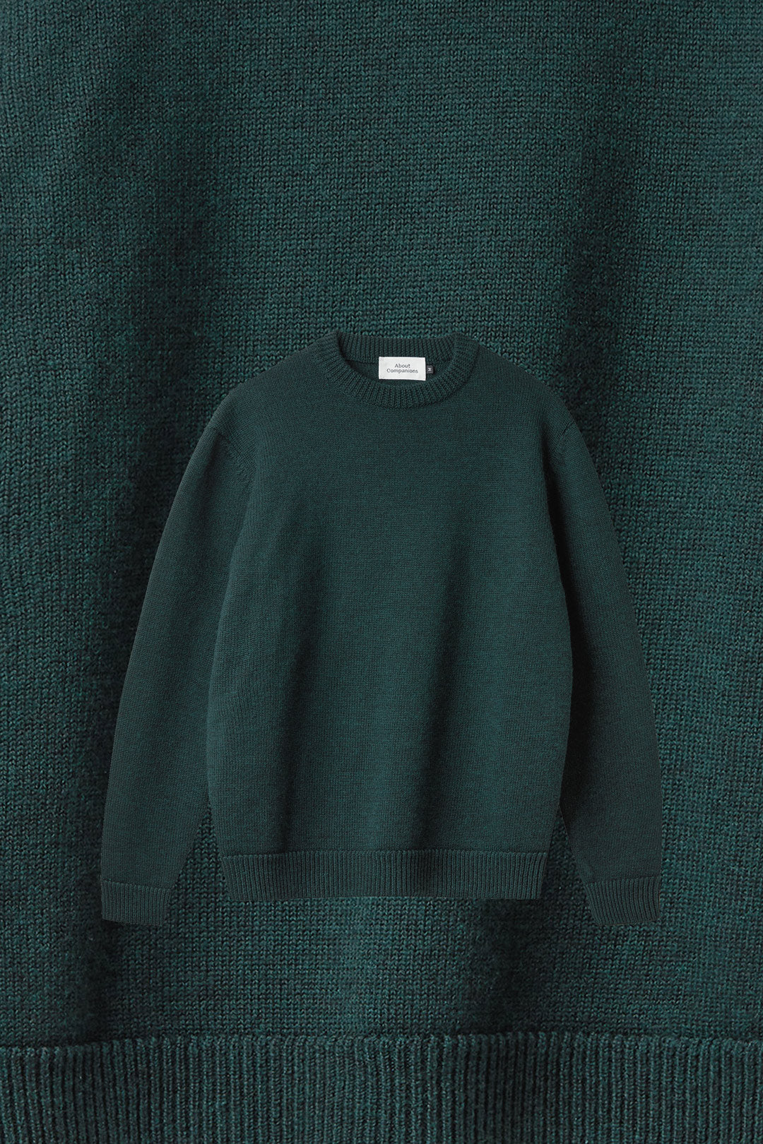 Morten Merino Wool Knit Racing Green
