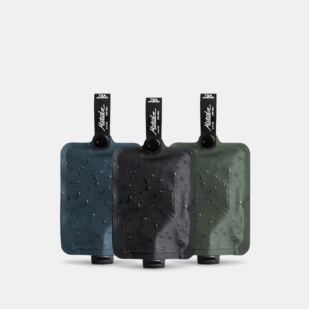 Flatpak Toiletry Bottle 3-pack Multi