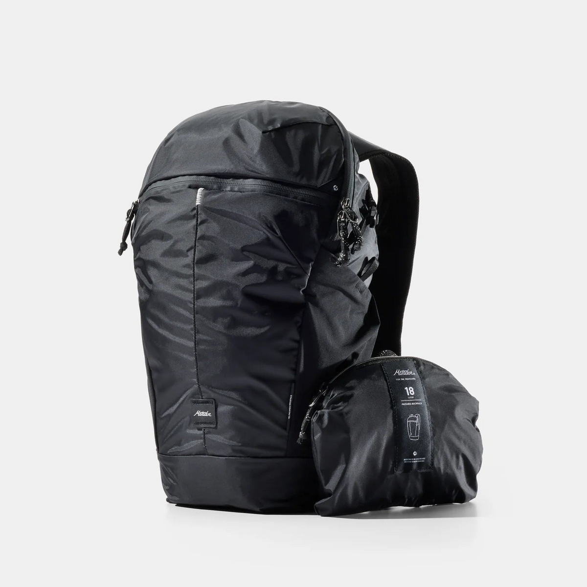 Packable Ultralight Backpack 18L 255g Black