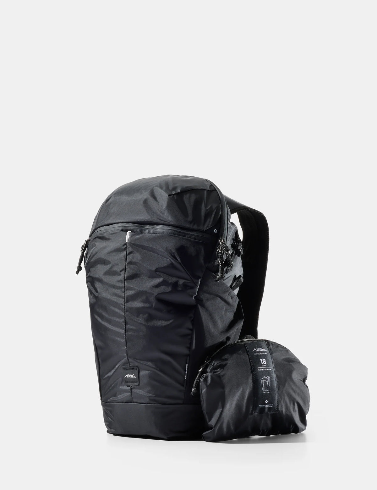 Packable Ultralight Backpack 18L 255g Black