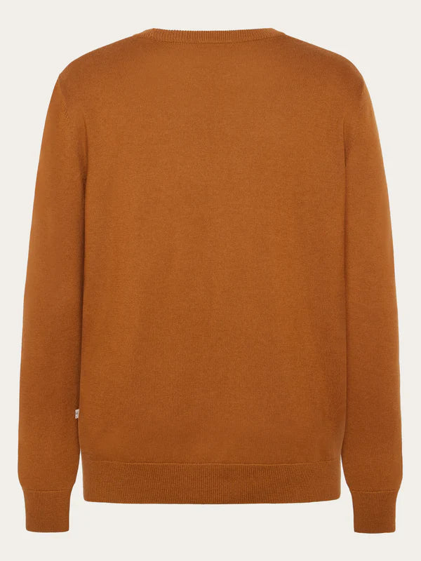 Merino Wool Crew Neck Pumpkin Spice