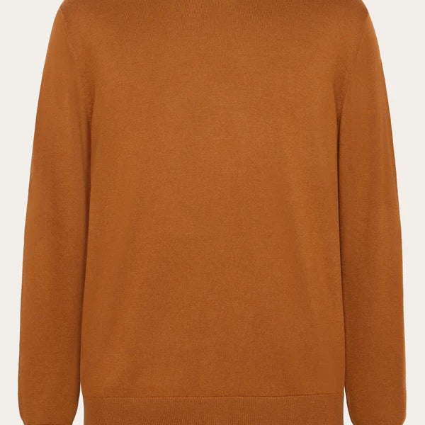 Merino Wool Crew Neck Pumpkin Spice