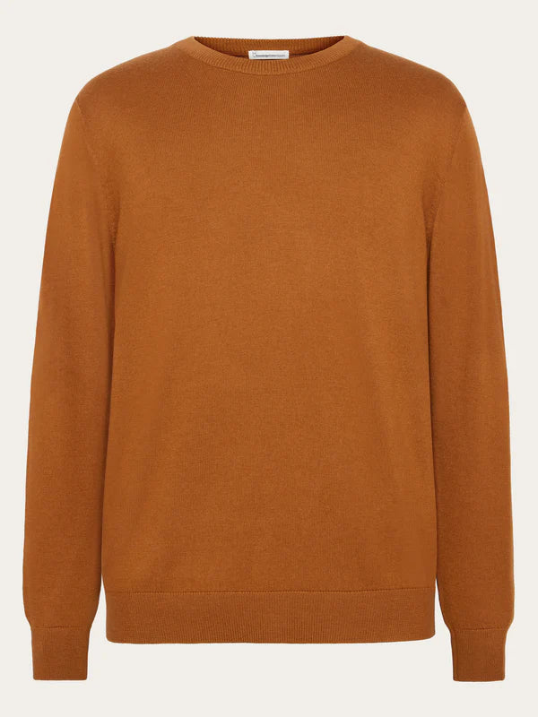 Merino Wool Crew Neck Pumpkin Spice