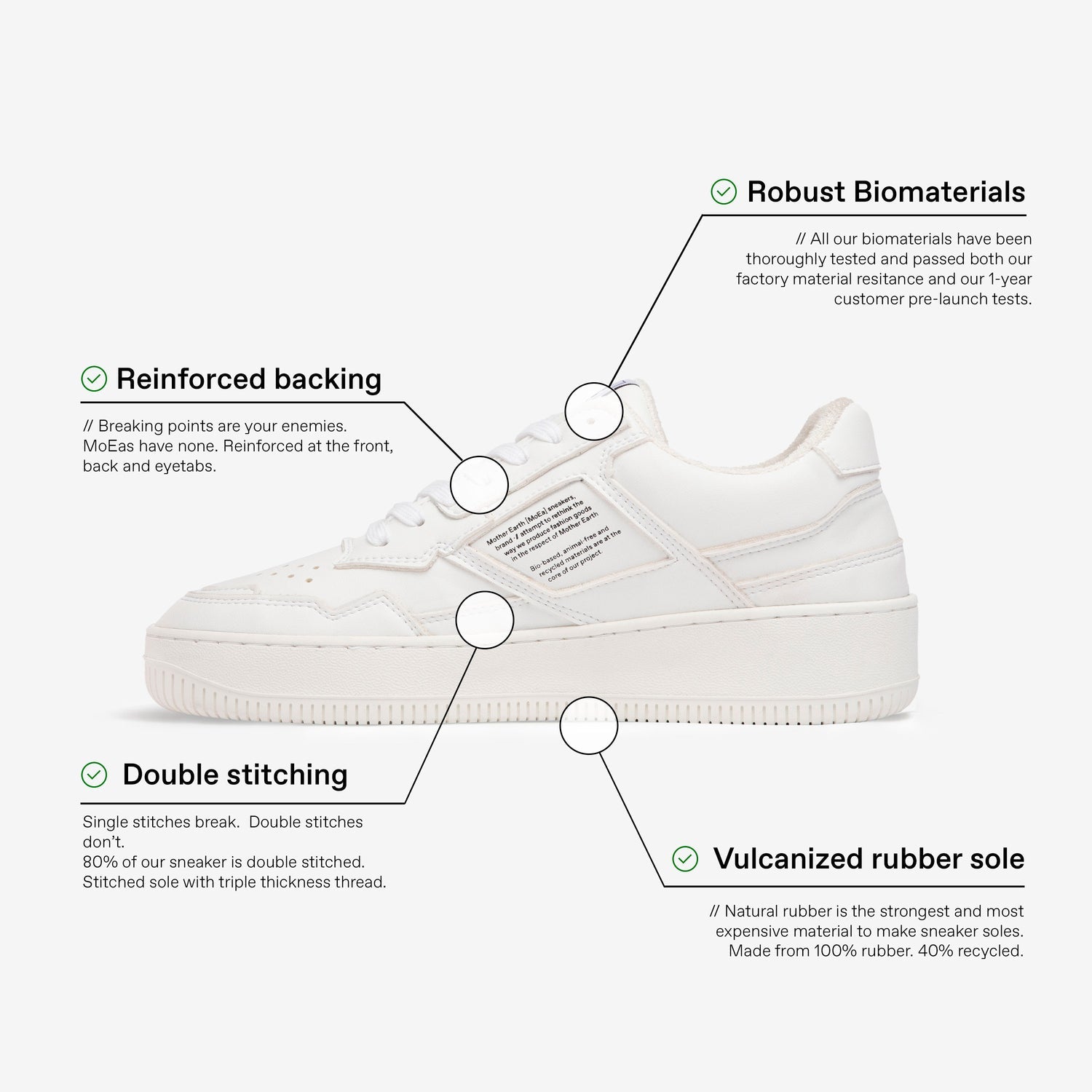 Gen-1 Grape Vegan Full White - Unisex - MOEA