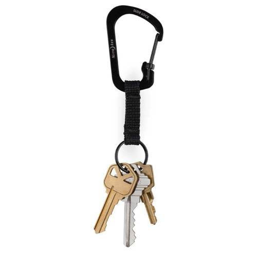 SlideLock Key Ring #3 Black
