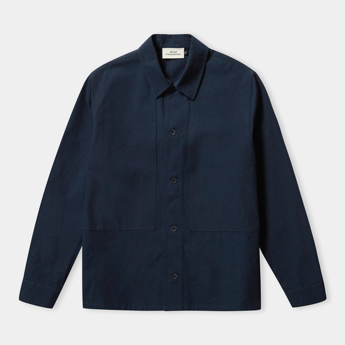 Owe Ripstop Overshirt Navy - ABOUT COMPANIONS