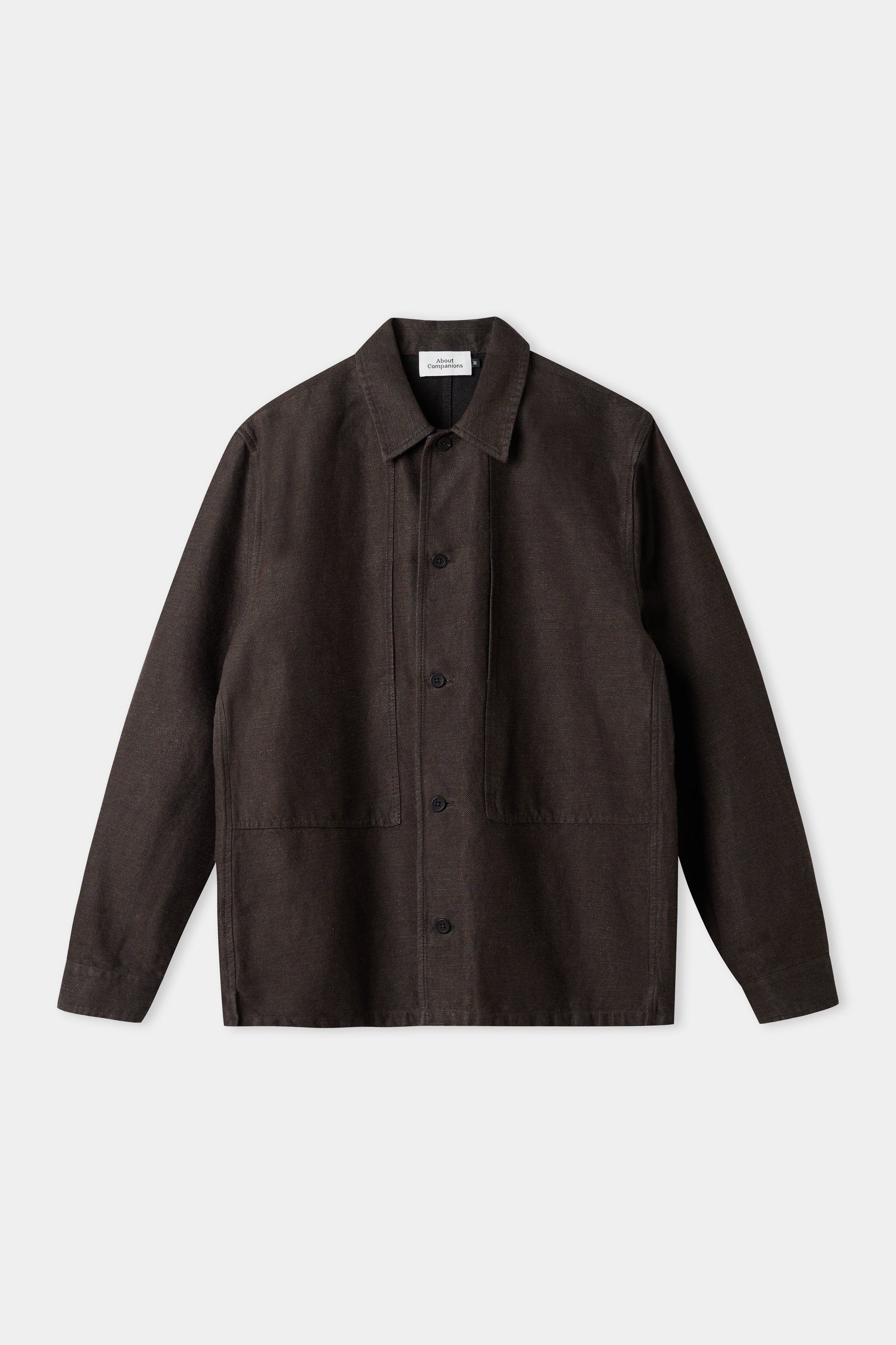Owe Winter Linen Overshirt Coffee