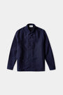 Owe Winter Linen Overshirt Navy
