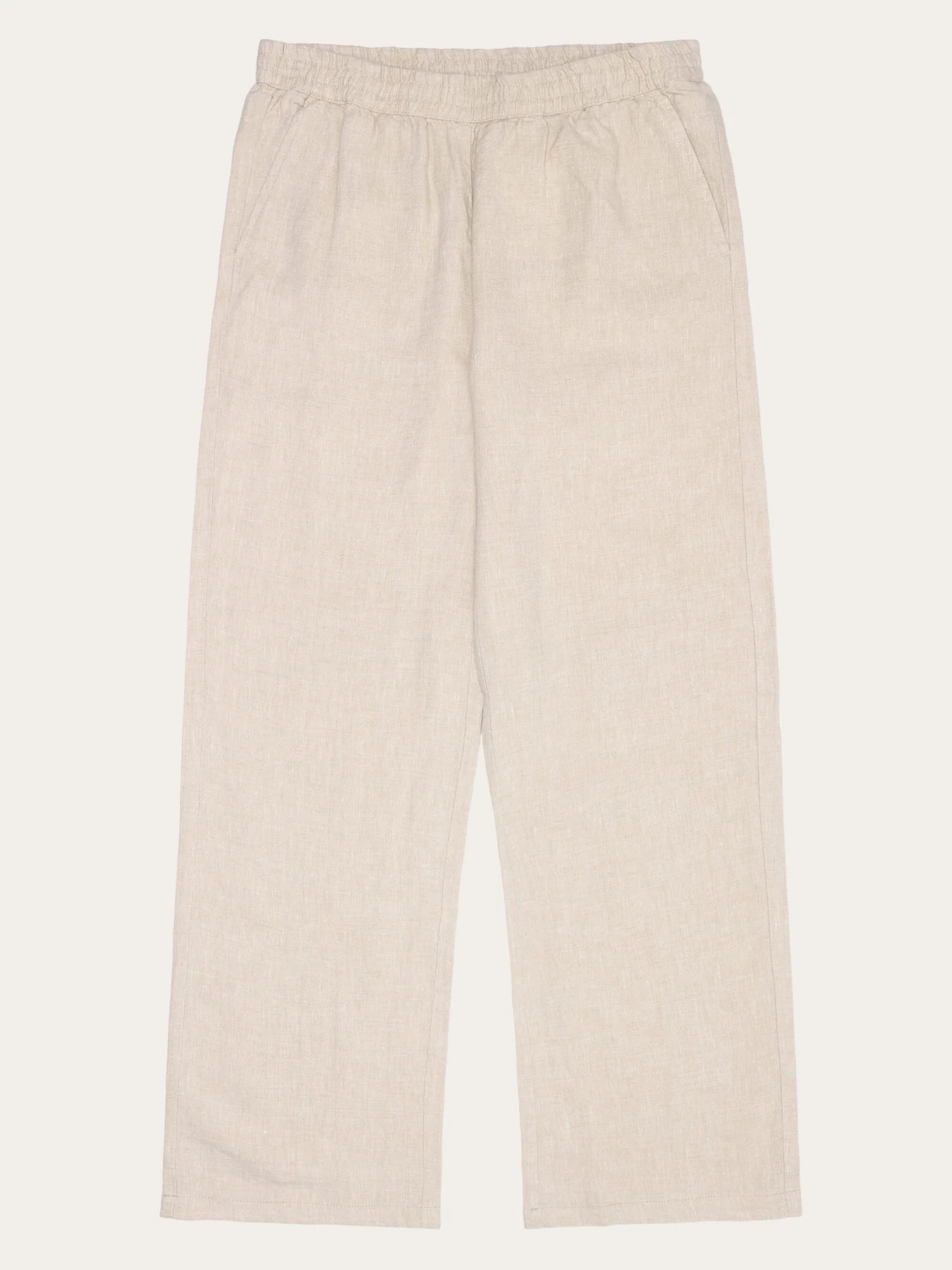 Posey Organic Linen Pants Light Feather Gray