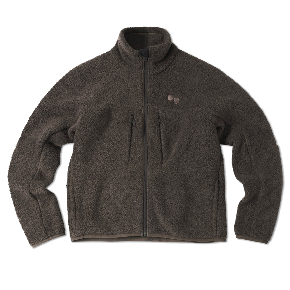 Fleece Jacket Recycled Coffee Brown Women´s - PINQPONQ
