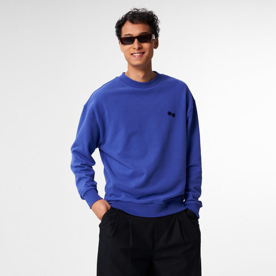Sweatshirt Unisex Poppy Blue - PINQPONQ