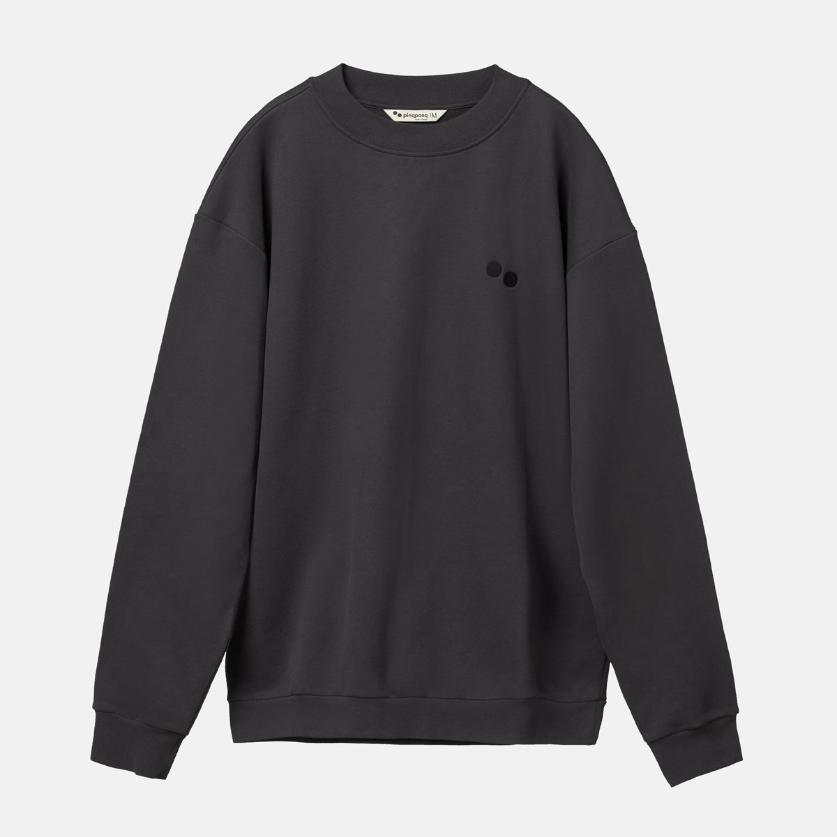 Sweatshirt Unisex Peat Black - PINQPONQ