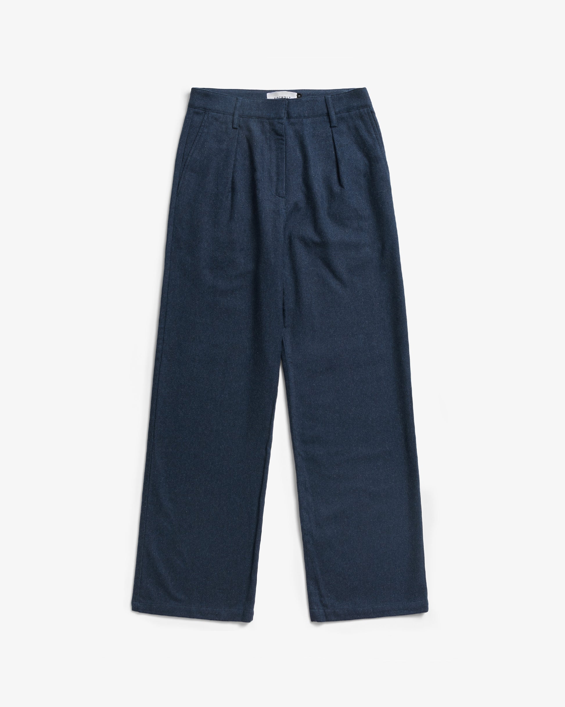 Flannel Pantalone Organic Dark Blue