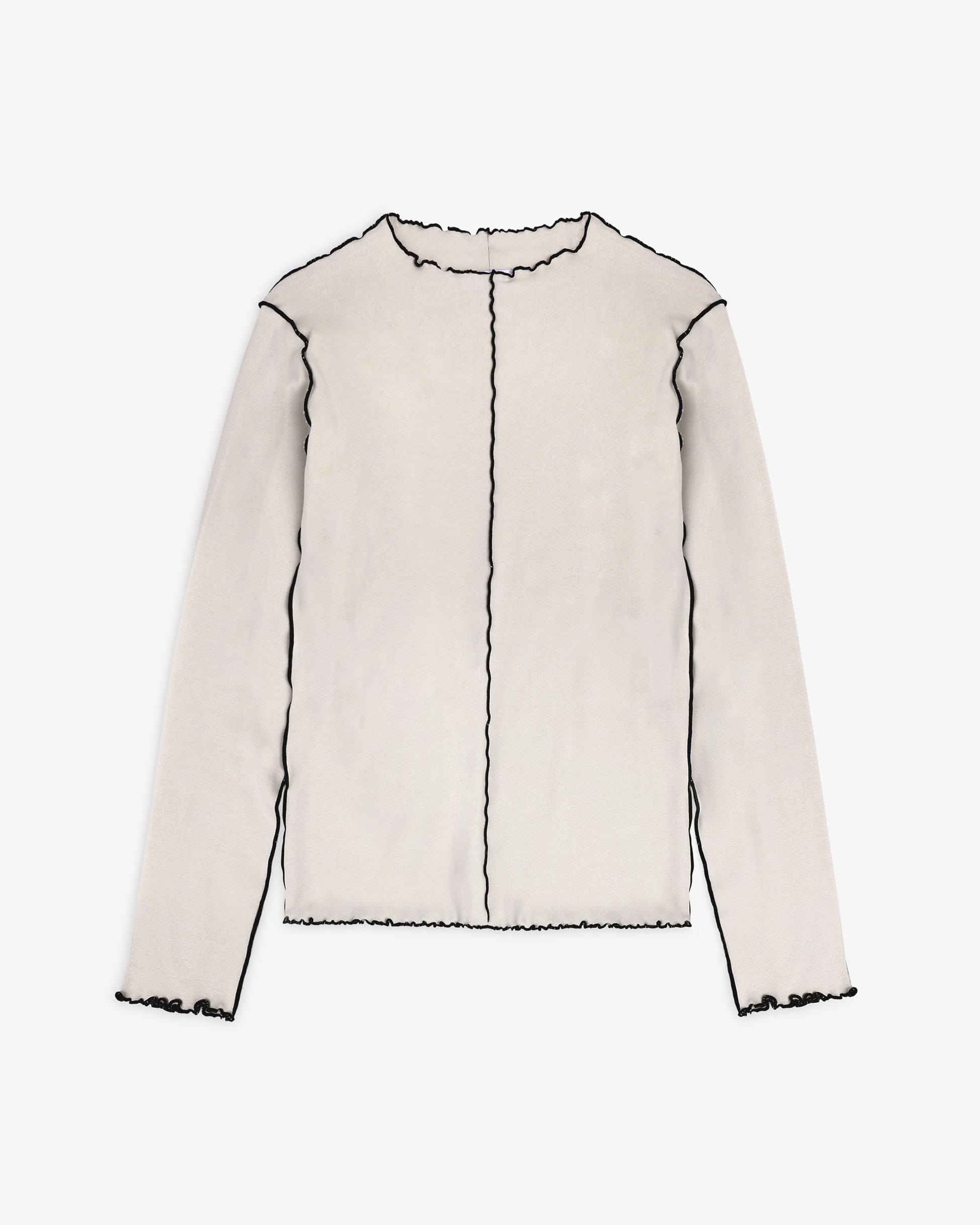 Pin-Tucked Longsleeve Organic Cotton Natural White Rotholz