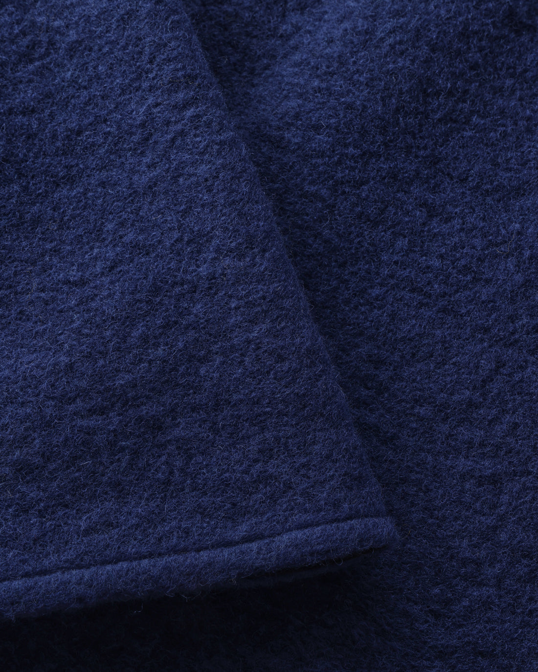 Relaxed Organic Wool Overshirt Royal Blue