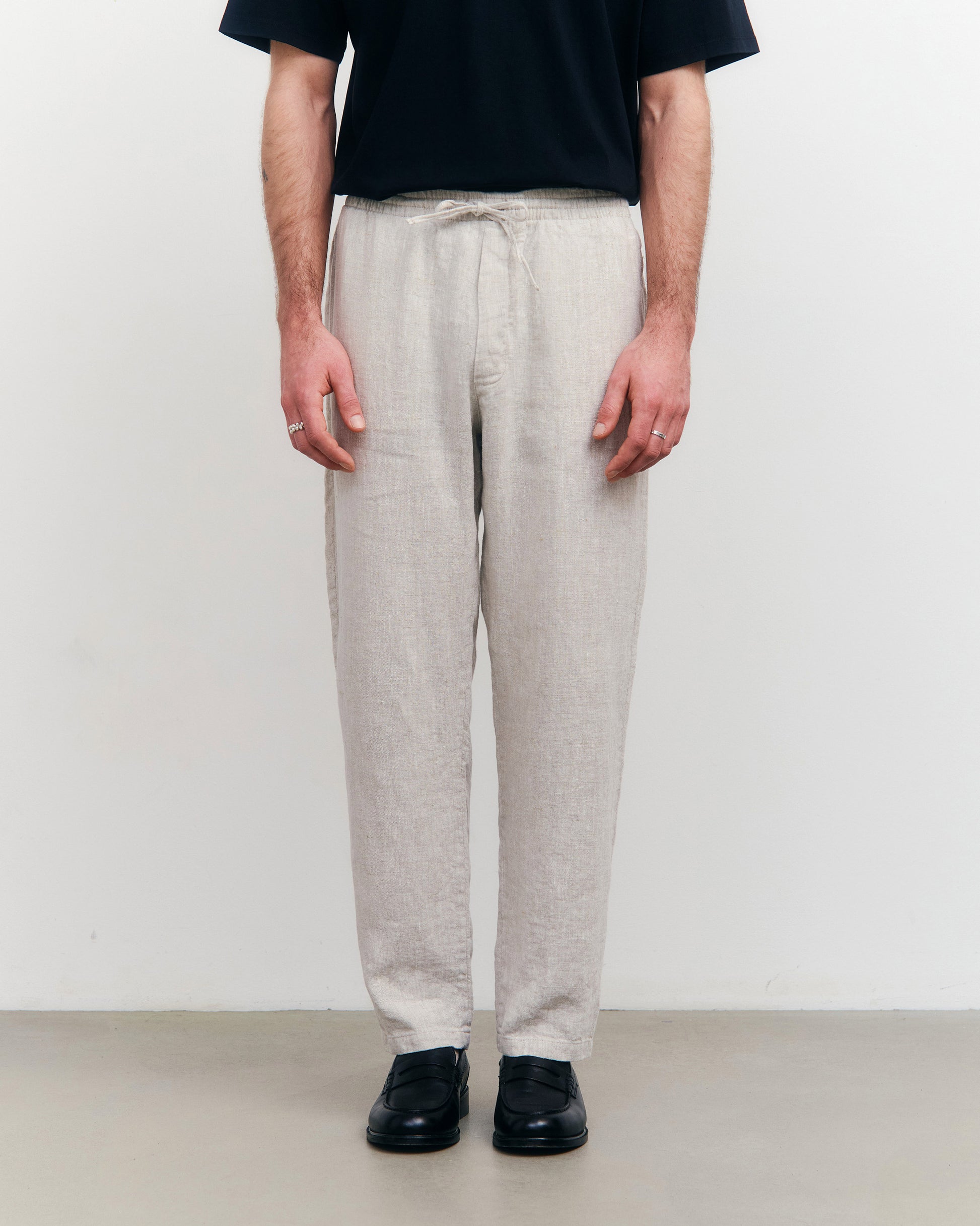 Linen Trousers Natural White