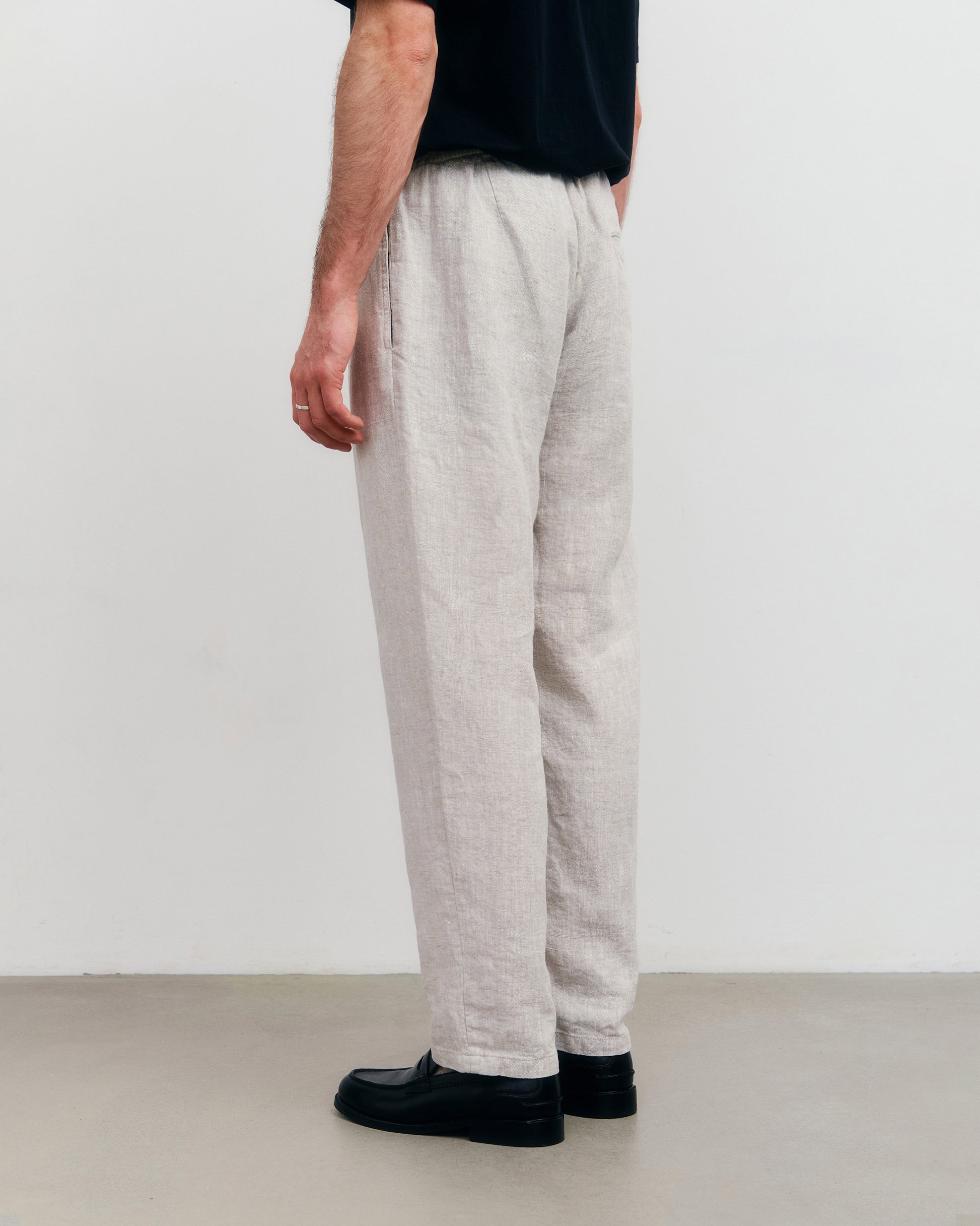 Linen Trousers Natural White