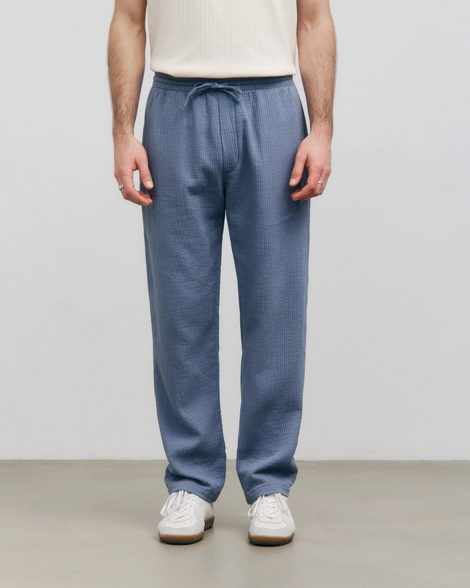 Relaxed Pants Stone Blue