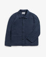Ribbed Workwear Jacket Unisex Faded Navy
