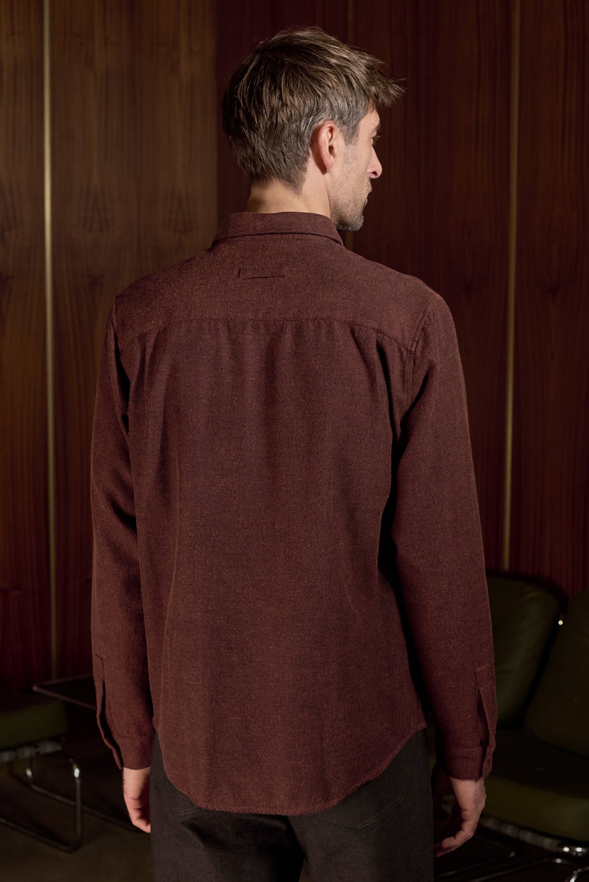Simon Eco Flannel Shirt Brick