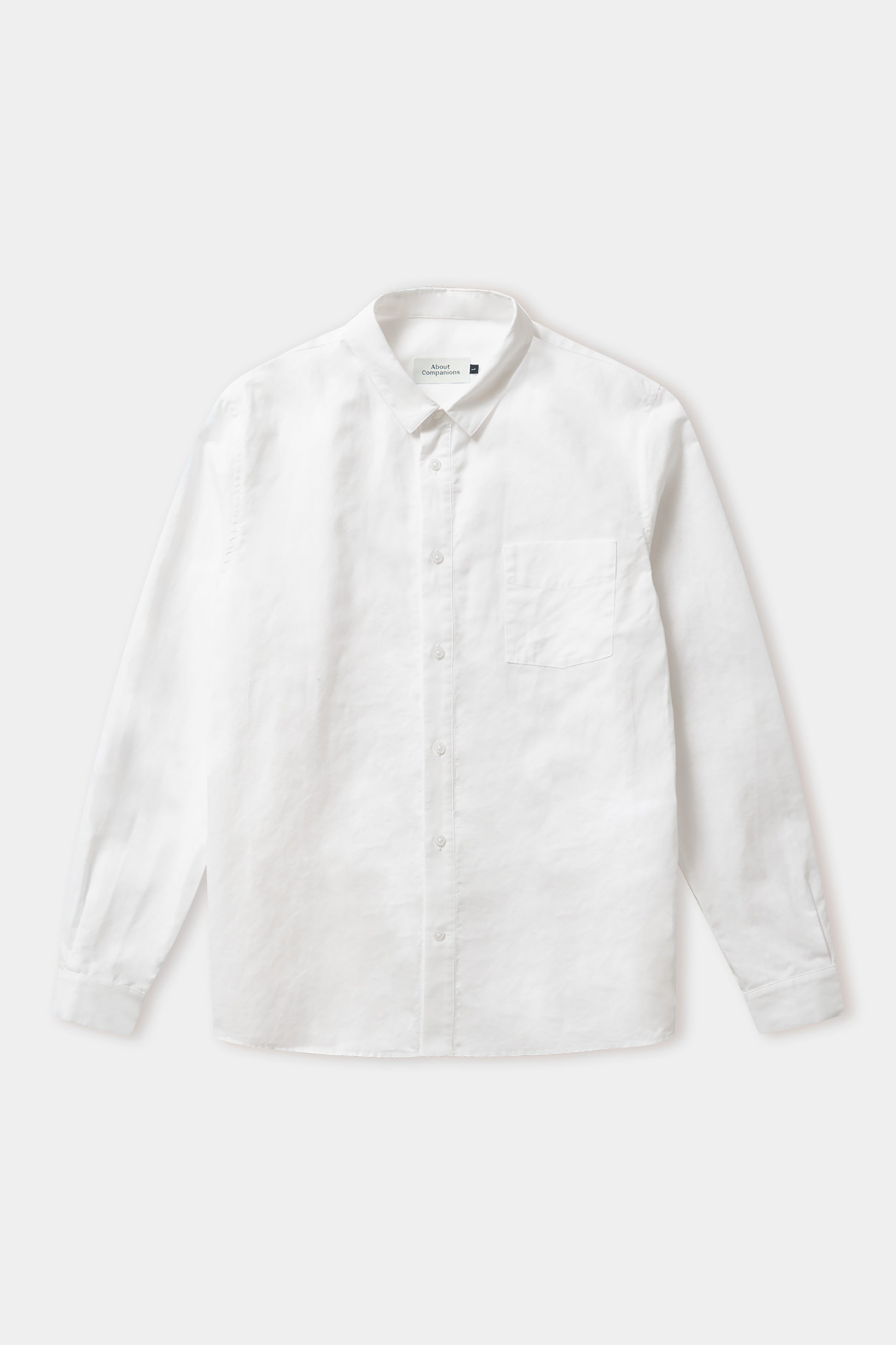 Simon Linen & Organic Cotton Shirt White