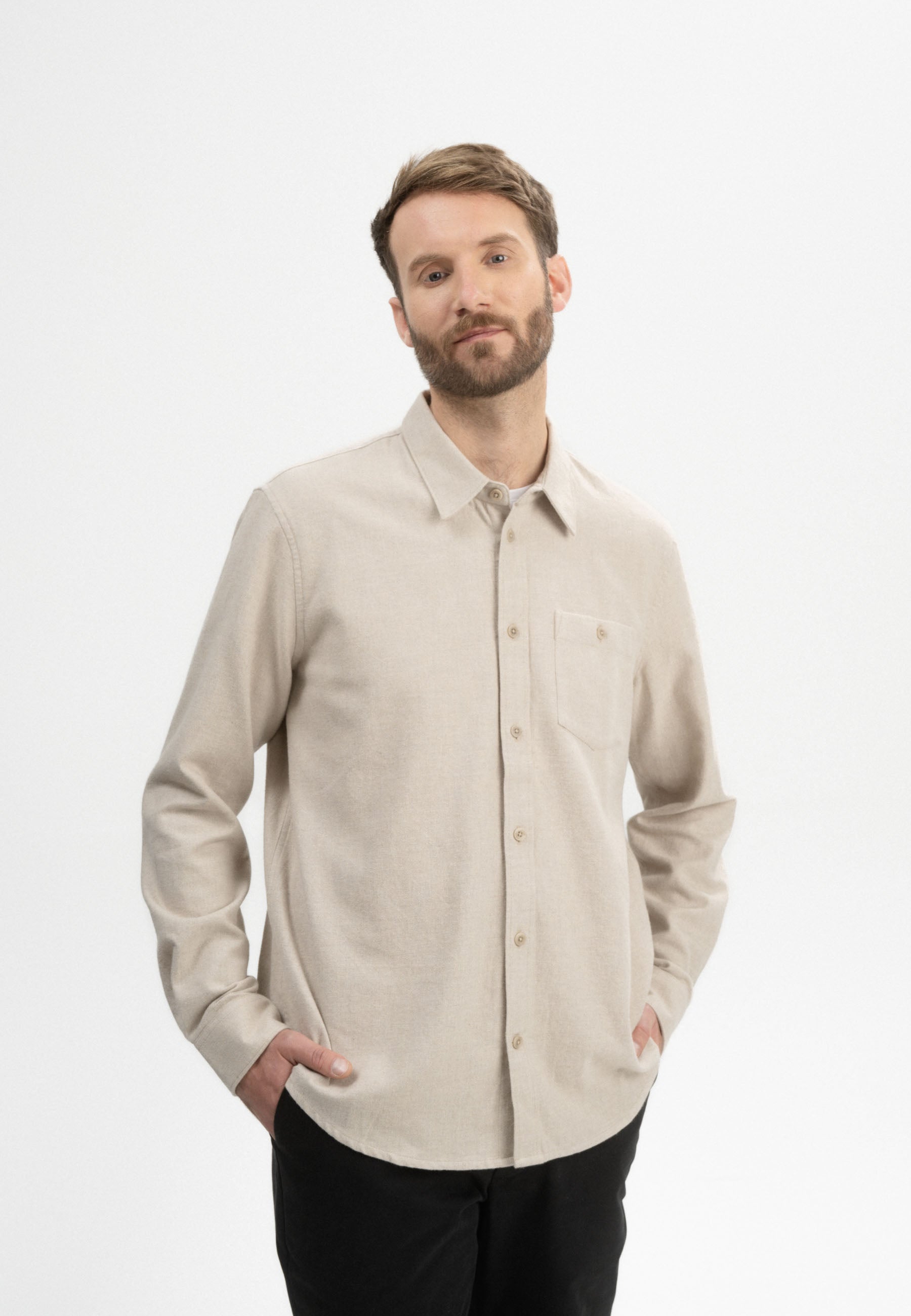 Flannel Shirt Sahel Birch Blend