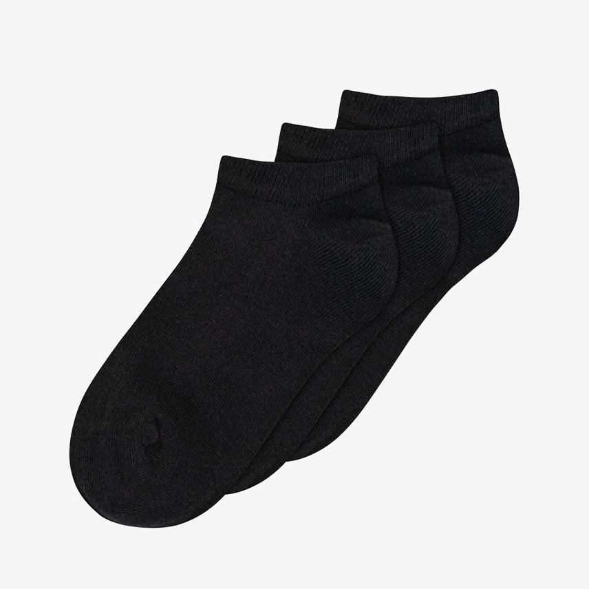 3-pack Super Sustainable Sneaker Socks Black