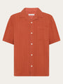 Structure Short Sleeve Shirt Burnt Brick