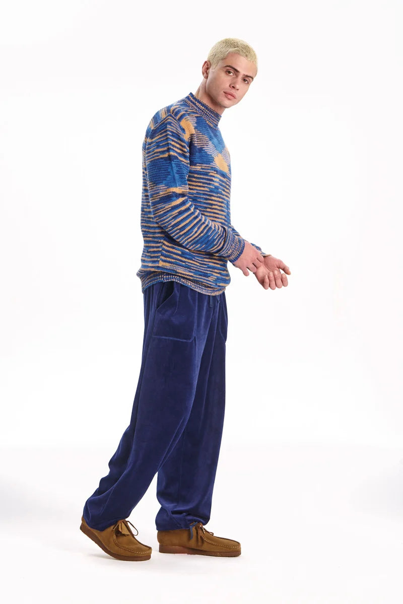 Teruma Lambswool Knitted Jumper Cobalt