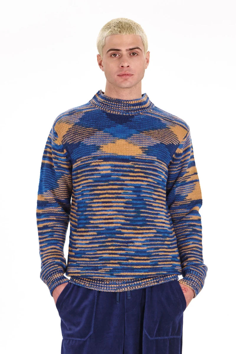 Teruma Lambswool Knitted Jumper Cobalt