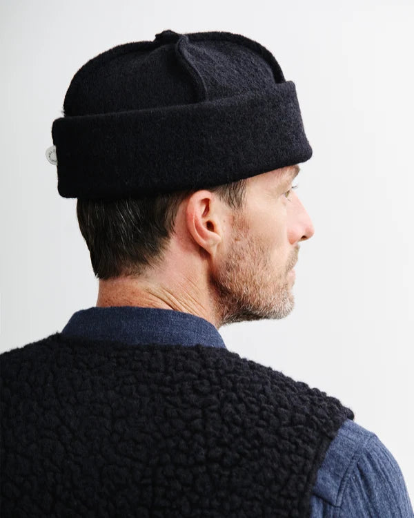 Toque Ekologisk Ullmixmössa Black