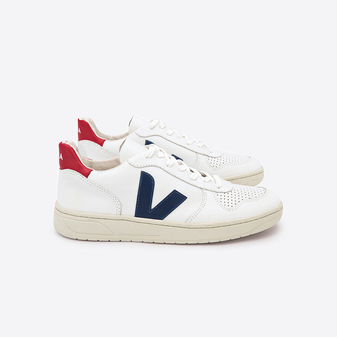 Veja V-10 sneaker - Extra White Nautico Pekin