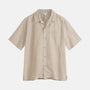 Vivek Shortsleeve Shirt Charcoal Birch Blend