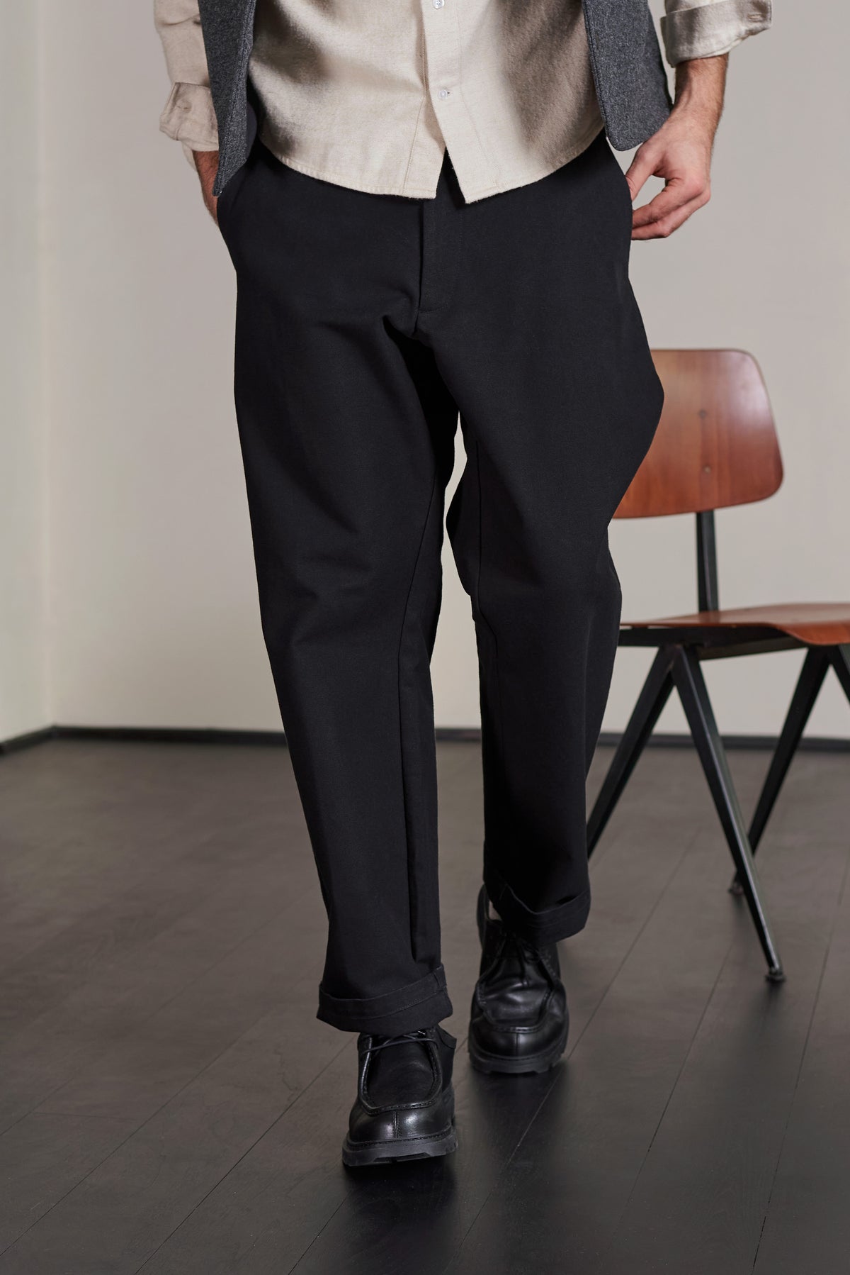 Waban 420g Canvas Trousers Black