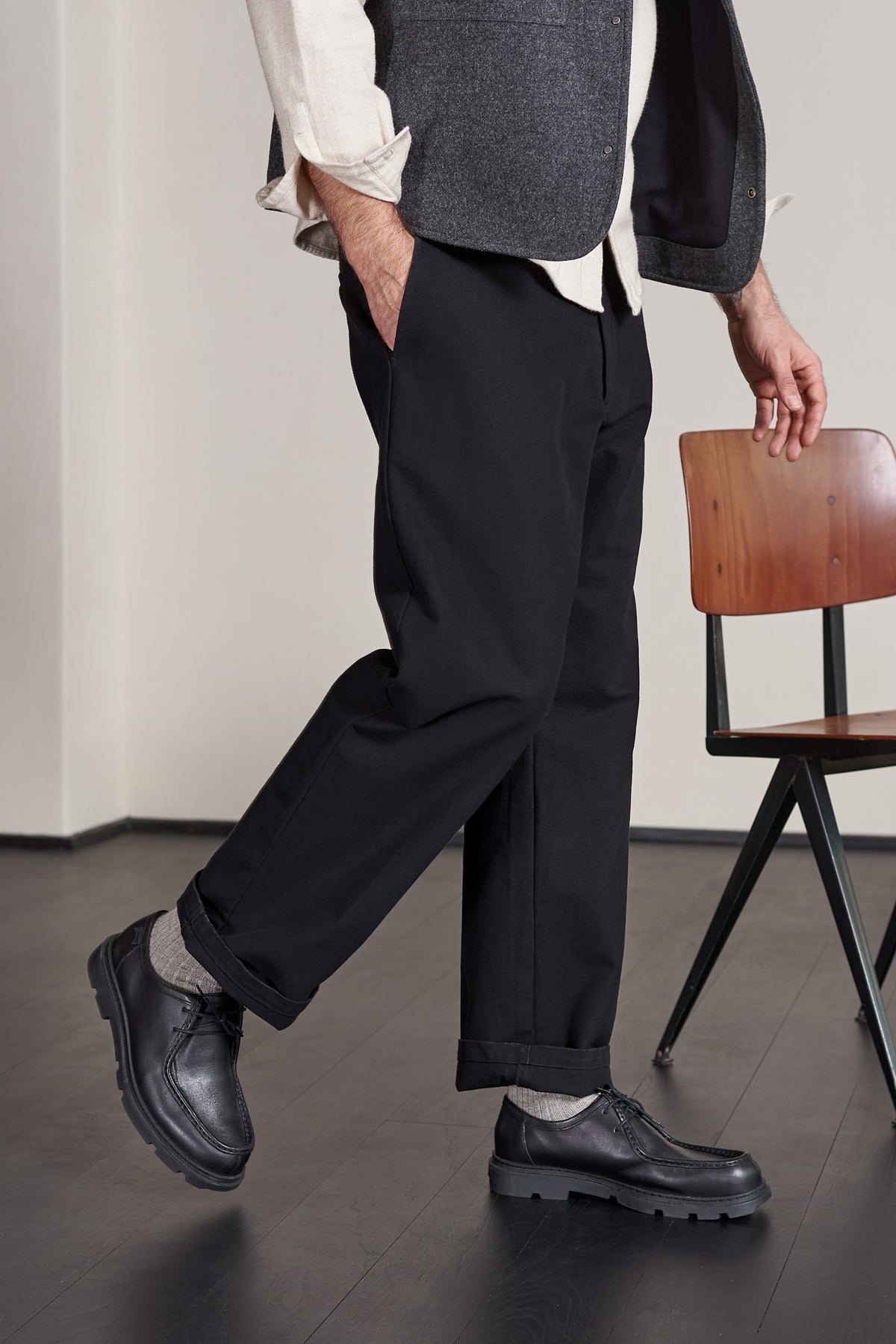 Waban 420g Canvas Trousers Black