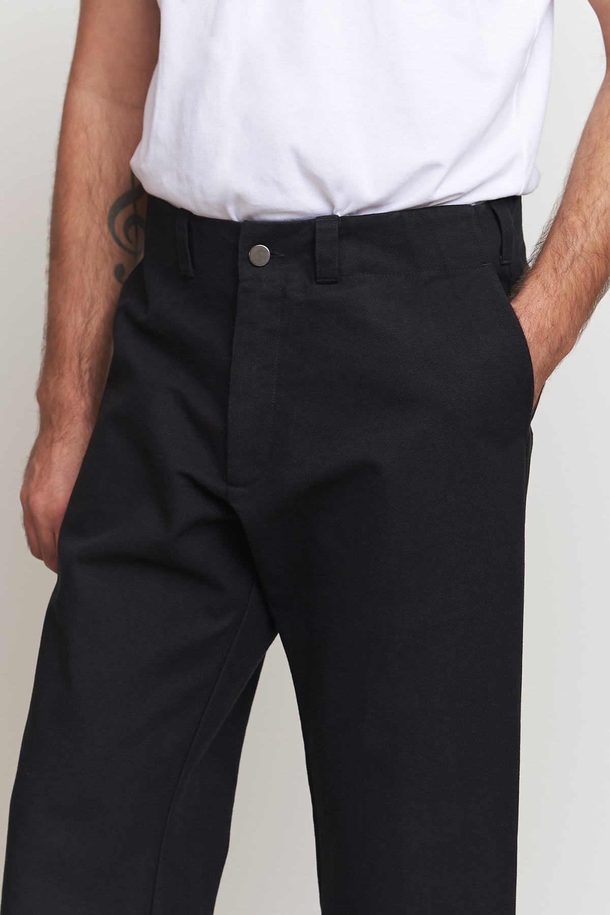 Waban 420g Canvas Trousers Black