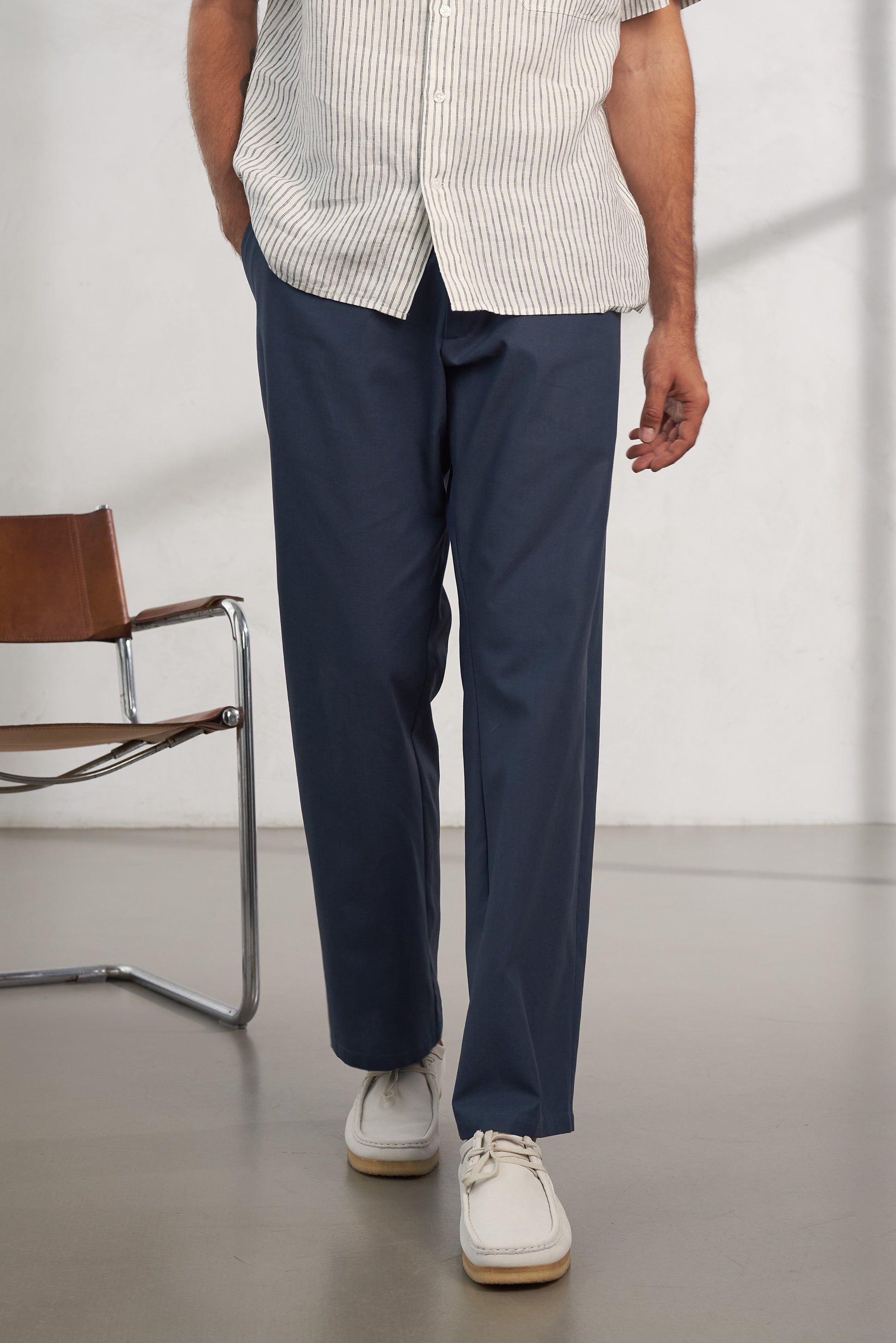 Waban Tencel Cold Navy