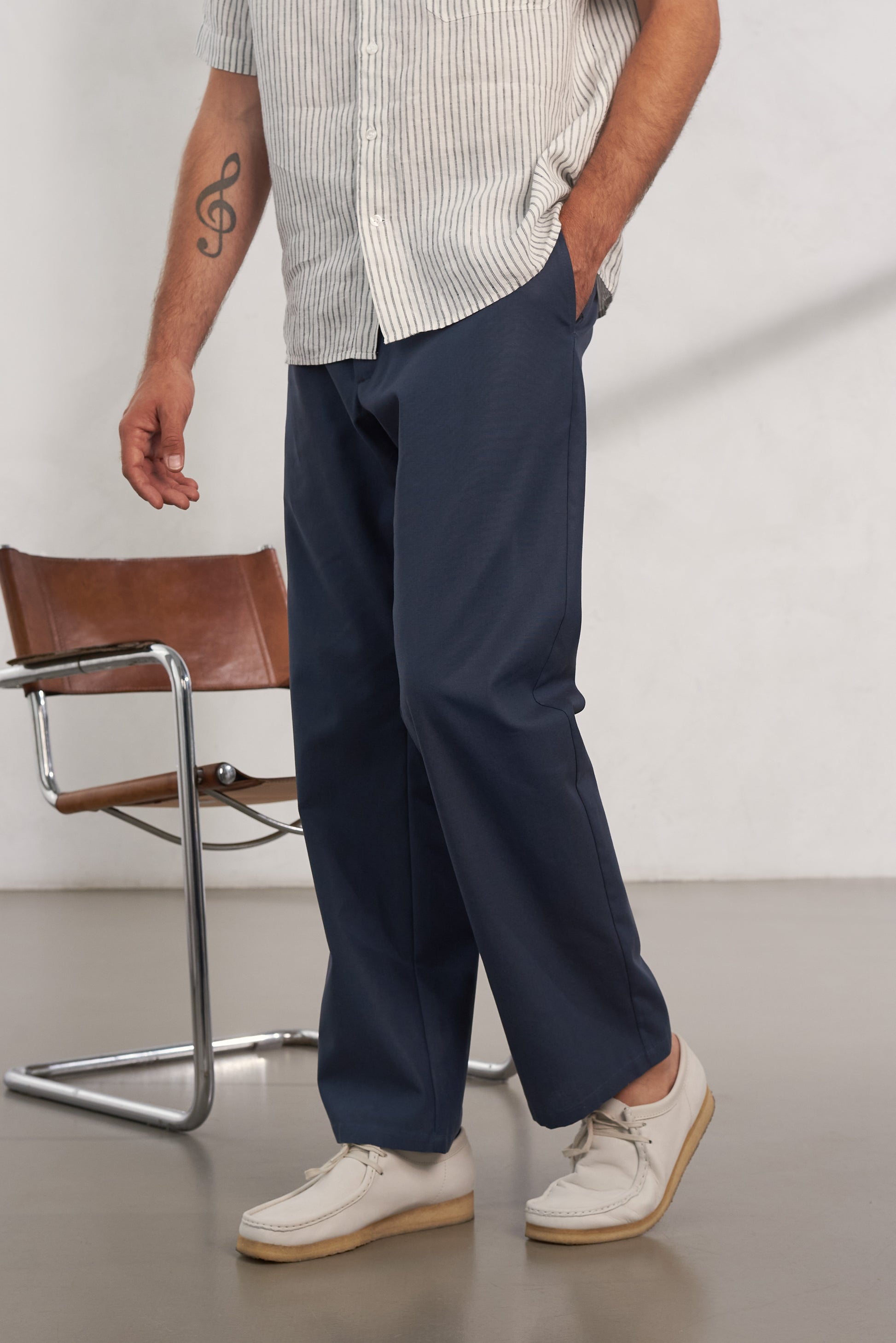 Waban Tencel Cold Navy