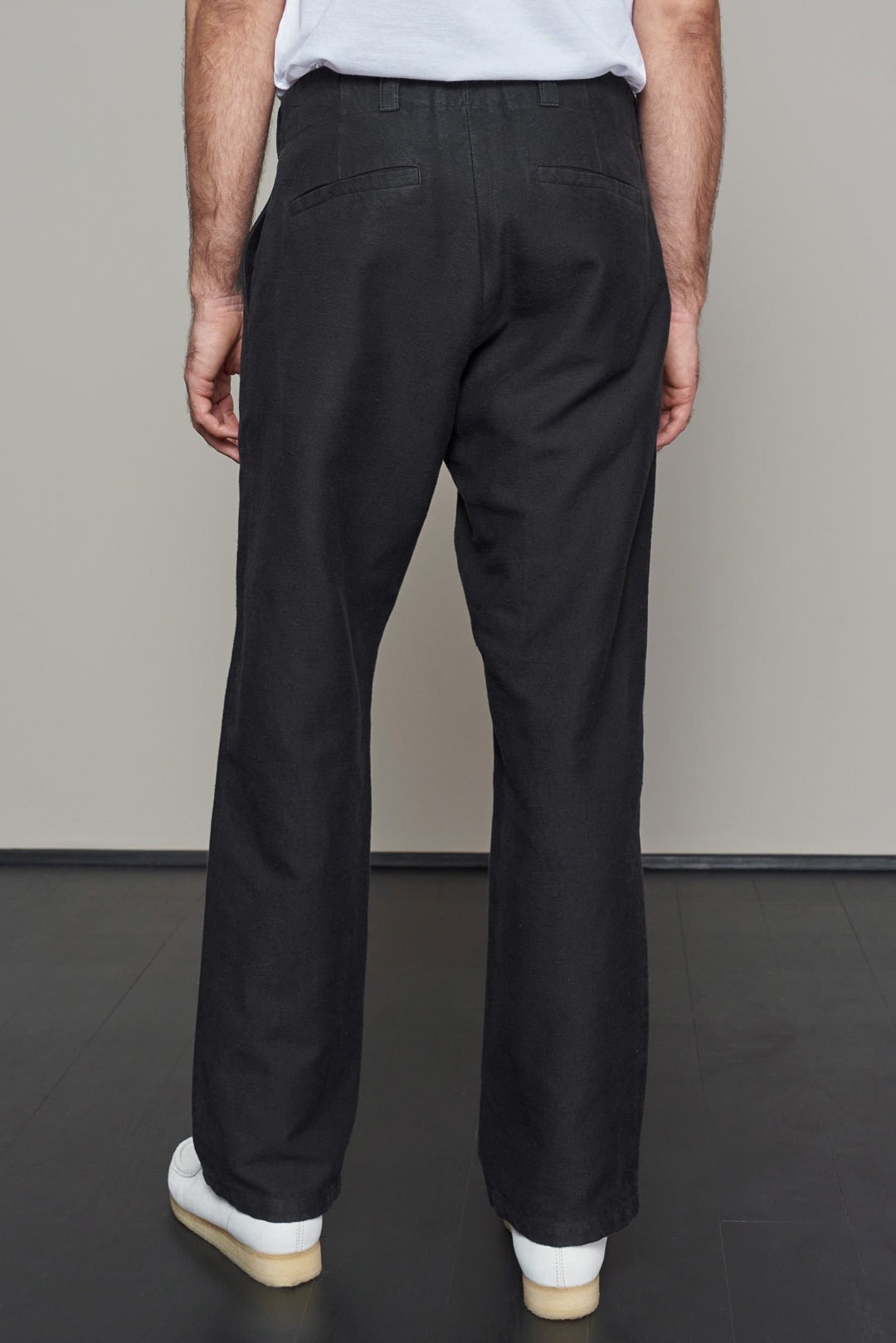 Waban Winter Linen Trousers Black